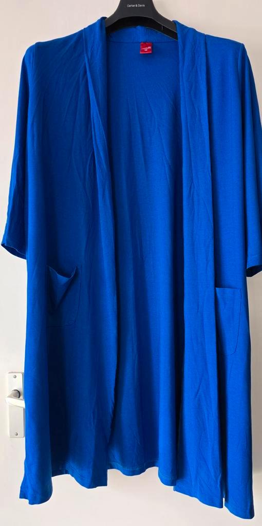 Only M Vest mt 48, Kleding | Dames, Grote Maten, Zo goed als nieuw, Trui of Vest, Blauw, Ophalen of Verzenden