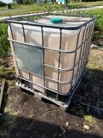 IBC vaten 1000L, Ophalen, Kunststof, Gebruikt, Met kraantje