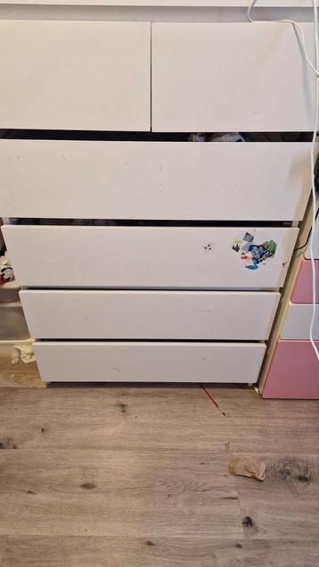 Ikea malm ladekast wit