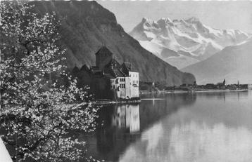 (381-348-025) Chateau de Chillon au printemps beschikbaar voor biedingen