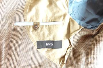 Hugo Boss jasje / blazer bruin / beige ruit maat 48 beschikbaar voor biedingen