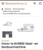 Innovis 880-e, Ophalen, Zo goed als nieuw, Borduurmachine
