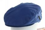 Vintage flatcap Platte pet Wigens blauw katoen 58,5, Ophalen of Verzenden, Wigens, 58 of 59 cm (L, 7¼ of ⅜ inch), Pet