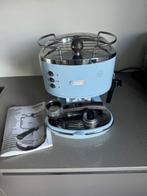 De Longhi Vintage ECOV311.AZ blauw, Ophalen, Gebruikt, Espresso apparaat, Gemalen koffie