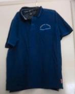 bijna nieuw polo shirt HUMAN NATURE blauw jeans L, Ophalen of Verzenden, Zo goed als nieuw, Maat 52/54 (L), Blauw