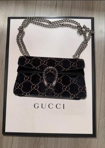 Gucci Dionysus GG Velvet tas met Swarovski beschikbaar voor biedingen