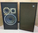 Wharfedale linton 3 luidsprekers vintage jaren '70, Audio, Tv en Foto, Luidsprekers, Ophalen of Verzenden, Gebruikt, Front, Rear of Stereo speakers