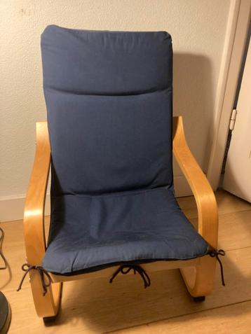 IKEA Poang Kinderstoel - Blauw beschikbaar voor biedingen