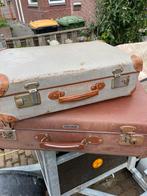 2 antieke koffers, vintage, Ophalen, Gebruikt