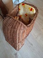 Zeer nette rotan fietszitje met bekleding en riempjes, Ophalen of Verzenden, Gebruikt