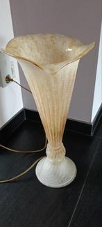 Vintage Schemerlamp Kelk Design, Ophalen, Gebruikt, Vintage, Glas