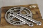 Campagnolo Nuovo Record crankset 170 / 52+42 '74 racefiets, Crankstel of Pedalen, Campa, Gebruikt, Oldtimer