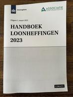 Handboek loonheffingen 2023 Associatie, Ophalen of Verzenden, Zo goed als nieuw