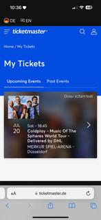 Platinum tickets Coldplay Dusseldorf 20 juli 2024, Juli, Drie personen of meer