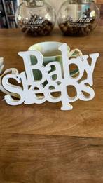Riviera maison deurhanger/bordje  ‘Baby sleeps’, Ophalen of Verzenden, Zo goed als nieuw