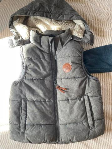 Warme jongens jas vest bodywarmer | Maat 110/116 beschikbaar voor biedingen
