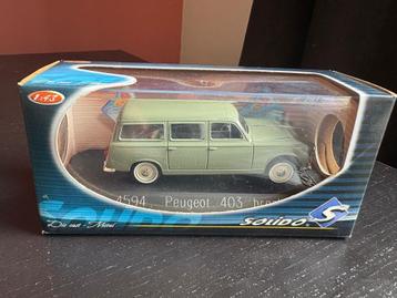 Peugeot 403 Break, Solido, Mint/Boxed beschikbaar voor biedingen