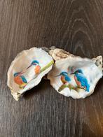 ijsvogel bakjes kingfisher martin pêcheur ijsvogel XL Oester, Antiek en Kunst, Ophalen of Verzenden