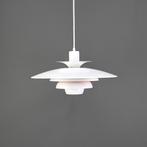 Scandinavische hanglamp in wit - Jeka Sofie - Deens design, Mid century modern, Ophalen of Verzenden, Zo goed als nieuw, 75 cm of meer