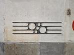 XL Jaren 70 Wand Kunst | Metalen Muur Deco Brutalisme, Huis en Inrichting, Ophalen of Verzenden, Gebruikt