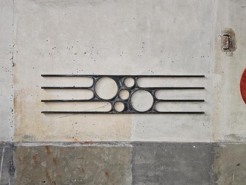 XL Jaren 70 Wand Kunst | Metalen Muur Deco Brutalisme, Huis en Inrichting, Woonaccessoires | Wanddecoraties, Gebruikt, Ophalen of Verzenden