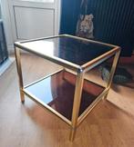 Gouden salontafel, Huis en Inrichting, Tafels | Salontafels, Ophalen, Gebruikt, 100 tot 150 cm, 50 tot 100 cm