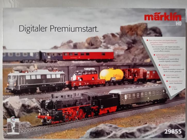 Marklin digitale Premium-Startset 29855, Hobby en Vrije tijd, Modeltreinen | H0, Gebruikt, Treinset, Wisselstroom, Märklin, Ophalen