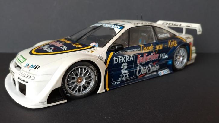 Opel Calibra V6 4x4 Old Spice Team Rosberg 1;18 Ut Pol, Hobby en Vrije tijd, Modelauto's | 1:18, Zo goed als nieuw, Ophalen of Verzenden