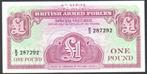 Bankbiljet - British Armed Forces BAF 1 Pound 1962 - UNC., Postzegels en Munten, Bankbiljetten | Europa | Niet-Eurobiljetten, Ophalen of Verzenden