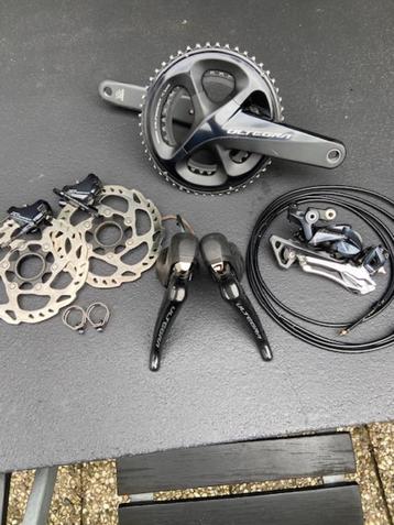 schijfremmen ULTEGRA DISC groepset 2 x 11 sp mech  beschikbaar voor biedingen