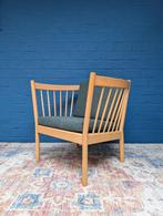 Vintage fauteuil, FDB Mobler, Ophalen, Hout, Gebruikt, 75 tot 100 cm