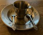 Gero Zilmeta Kinderservies Eekhoorn, Antiek en Kunst, Antiek | Goud en Zilver, Verzenden, Zilver