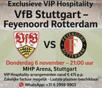 STUTTGART - Feyenoord  Vip & hospitality Tickets & Business, Drie personen of meer, November