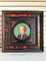 Vintage schilderijtje portret prent Bartholomeus Bruyn 21x21, Antiek en Kunst, Ophalen