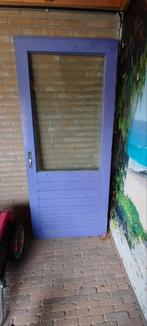 Hard houten deur, 80 tot 100 cm, Binnendeur, Ophalen of Verzenden, Zo goed als nieuw