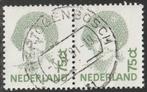 Nederland 1991 1488 Beatrix 75c-paar, Gest, Ophalen of Verzenden, Na 1940, Gestempeld