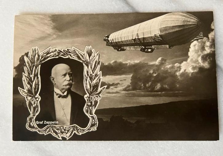 Ak Zeppelin, Verzamelen, Militaria | Algemeen, Landmacht, Foto of Poster, Nederland, Ophalen of Verzenden