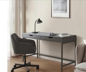 Nieuwstaat - Alex IKEA bureau grijs - nieuw bovenblad! beschikbaar voor biedingen