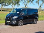 FORD TRANSIT CUSTOM 2.0 sport 185pk nap!, Euro 6, 4 cilinders, Zwart, Origineel Nederlands