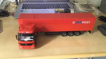 MERCEDES BENZ + TREKKER + OPLEGGER NIEUW+ DOOS TPG POST beschikbaar voor biedingen