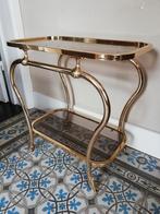 Supergaaf, zwaar uitgevoerd vintage bijzettafel, theetafel, Ophalen, Minder dan 50 cm, 50 tot 100 cm, 50 tot 75 cm