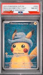 Pikachu with Grey Felt Hat Promo FA Van Gogh #085 PSA 8, Ophalen of Verzenden, Nieuw