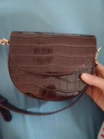 Bruin Handtasje met Croco Print, Ophalen of Verzenden, Gebruikt, Bruin, Handtas
