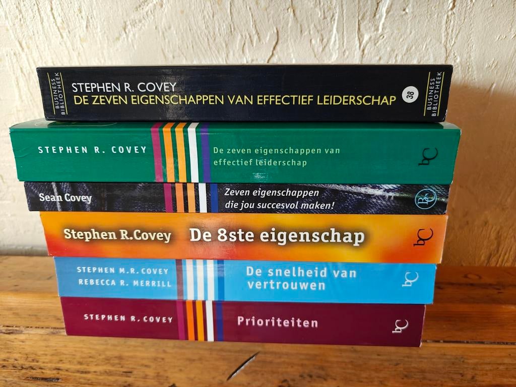 6 Boeken van Covey., Boeken, Ophalen of Verzenden, Zo goed als nieuw, Management