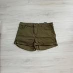 Khaki groene korte broek dames h&m 44 xl, H&M, Kort, Maat 42/44 (L), Ophalen of Verzenden