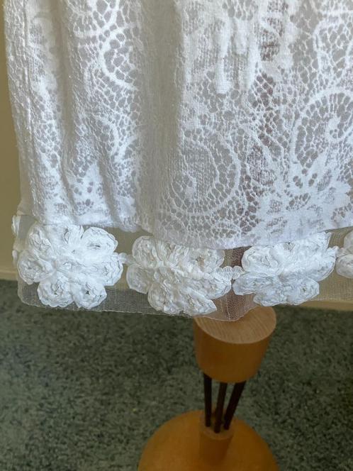 Didi, supermooie witte tuniek met bloemenrand, maat XL, Kleding | Dames, Blouses en Tunieken, Gedragen, Maat 46/48 (XL) of groter