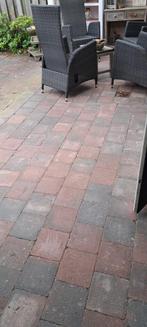 Trommel stenen 21x21x7 gratis 30 m2, Gebruikt, Klinkers, Ophalen of Verzenden, 10 m² of meer