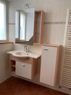 Wastafel meubel + Spiegel kast + handdoeken kast, Huis en Inrichting, Badkamer | Badkamermeubels, Minder dan 100 cm, 25 tot 50 cm