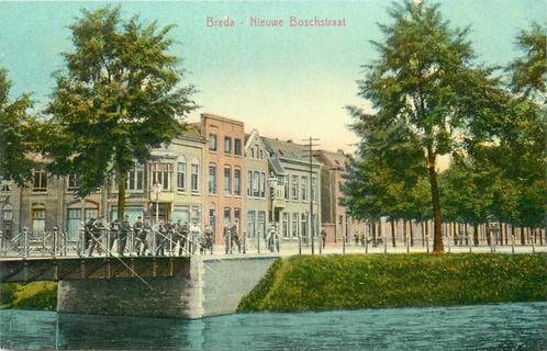 (388-006-023) Breda Nieuwe Boschstraat, Verzamelen, Ansichtkaarten | Nederland, Noord-Brabant, Verzenden