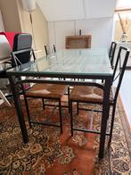 Eetkamertafel + 4 stoelen, Ophalen, Gebruikt